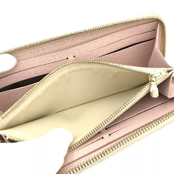 Louis Vuitton Damier Azur Portefeiulle Clemence Long Wallet - Picture 6 of 8